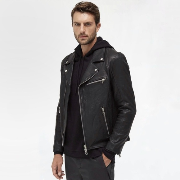baldwin Other - Baldwin Johnny Leather Moto Jacket Black Medium